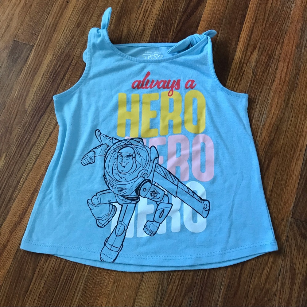 Disney Toy Story Buzz Lightyear Always A Hero Star Adventurer Tank Top Size 4T